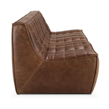 N701 soffa 3-sits - Läder Chestnut - Ethnicraft