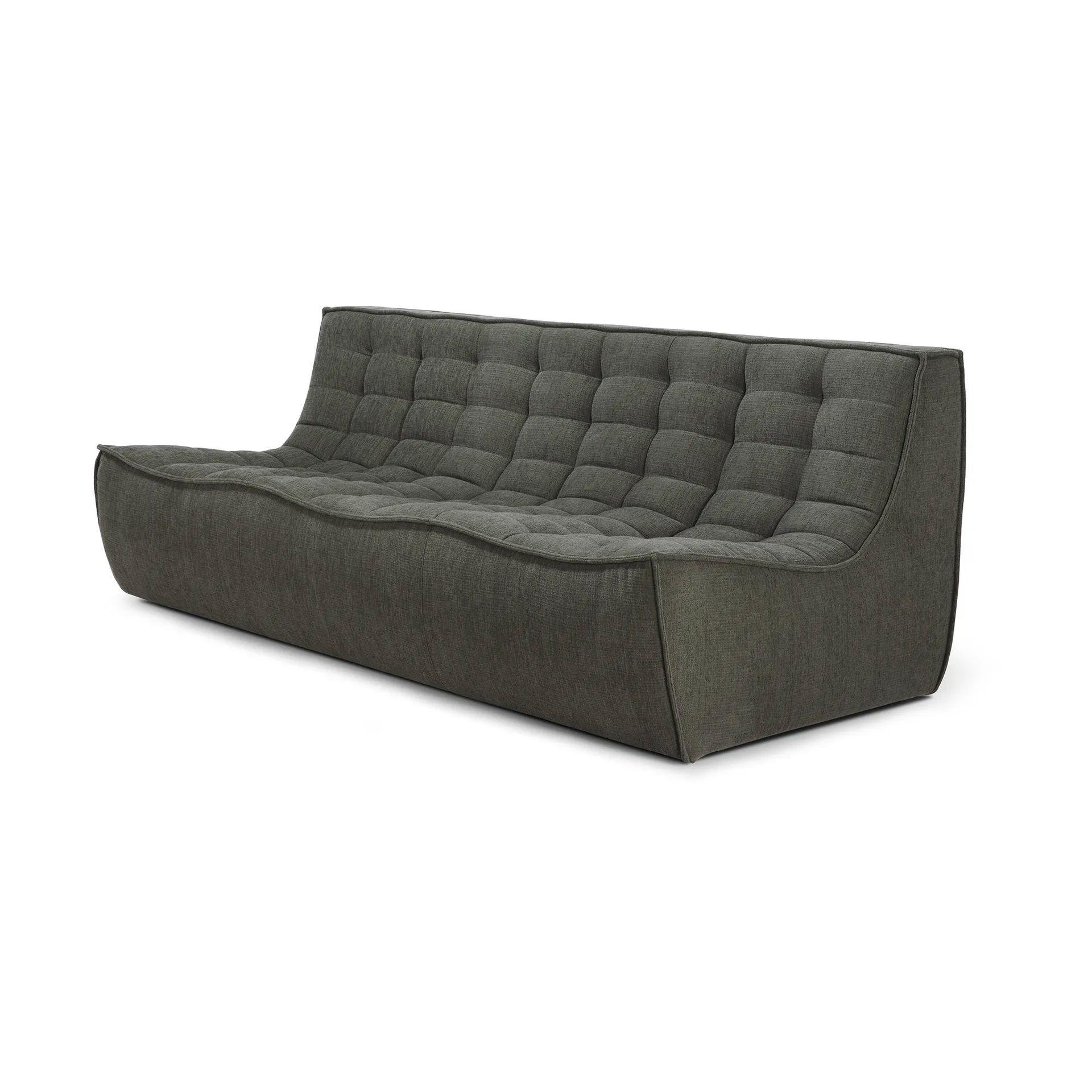 N701 soffa 3-sits, Moss Eco fabric Ethnicraft