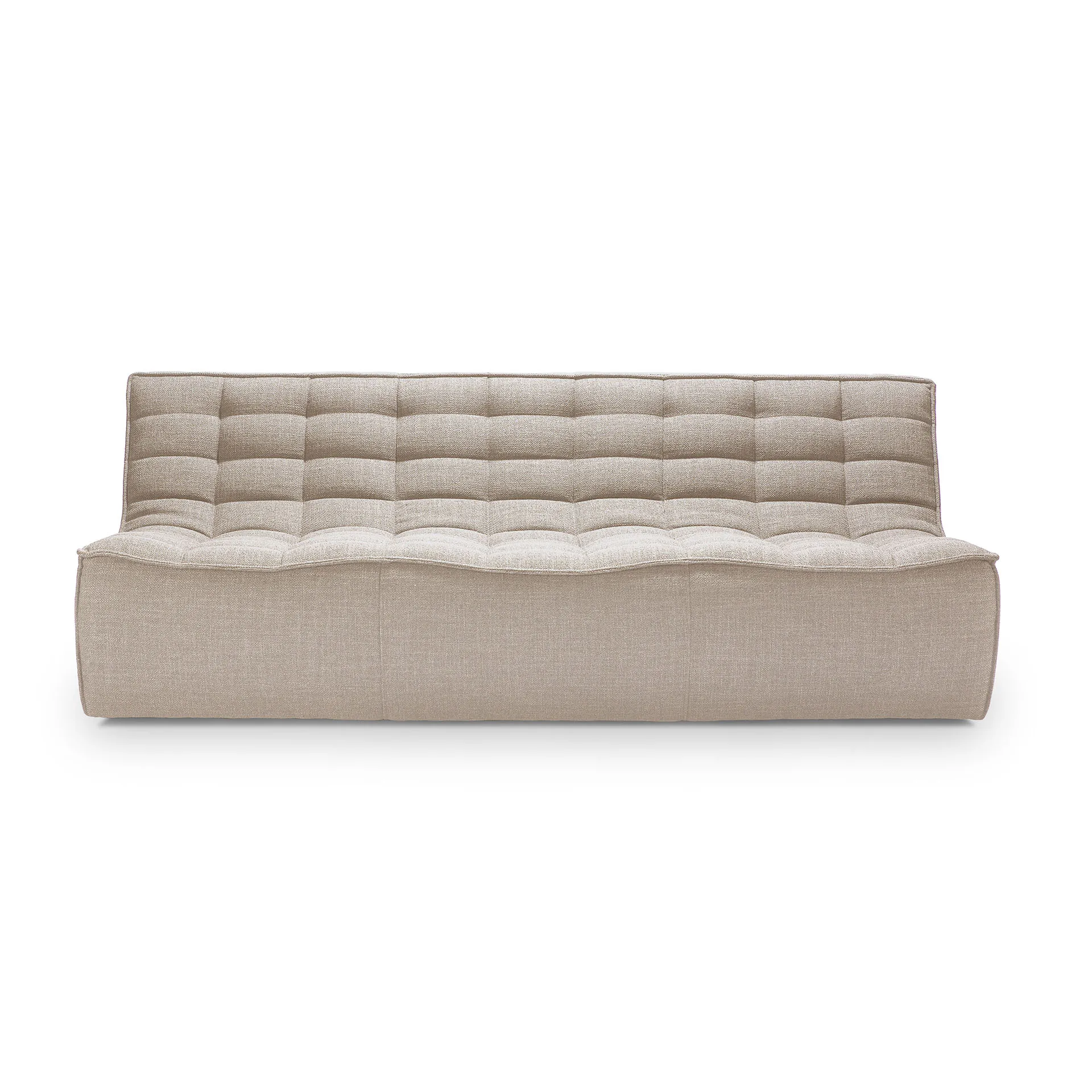 N701 soffa 3-sits, Tyg beige Ethnicraft
