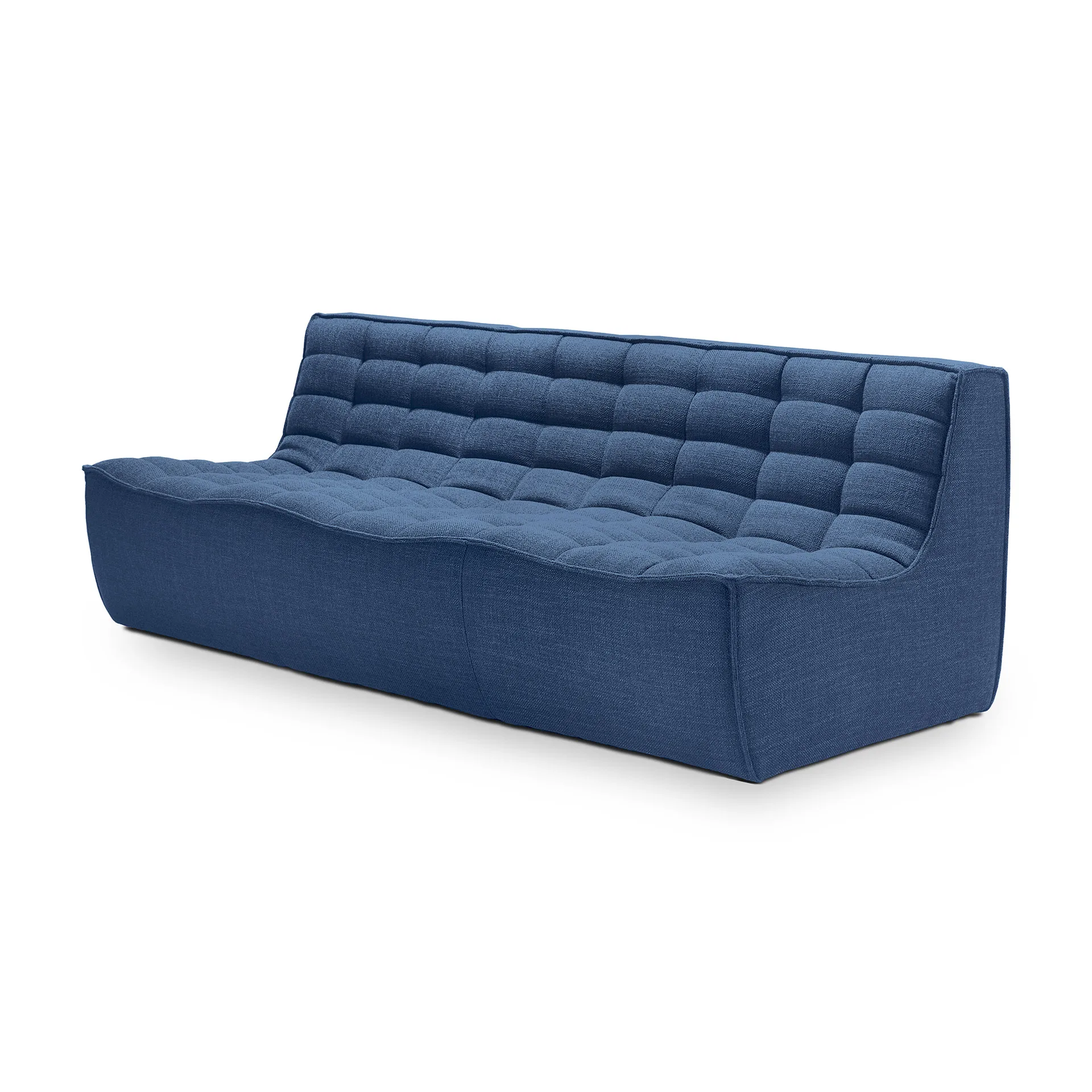N701 soffa 3-sits, Tyg blue Ethnicraft