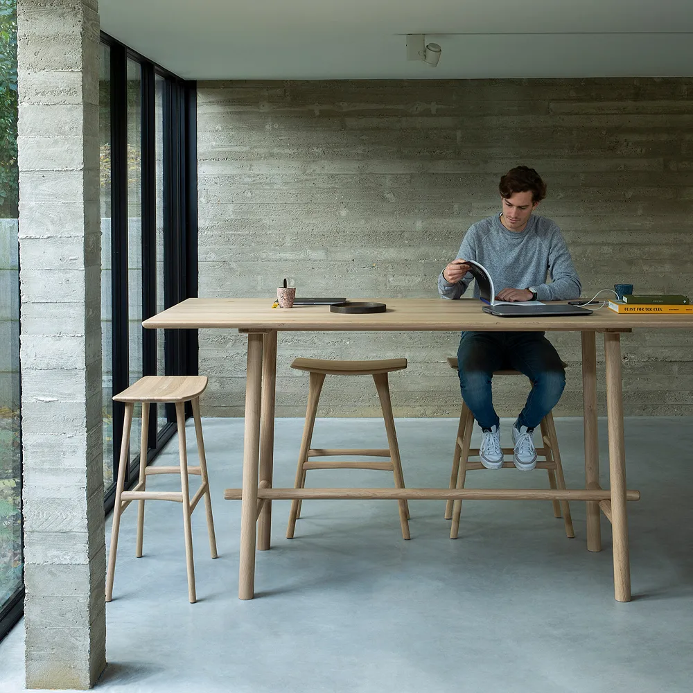 Osso barstol 80x57 cm, Oak Ethnicraft