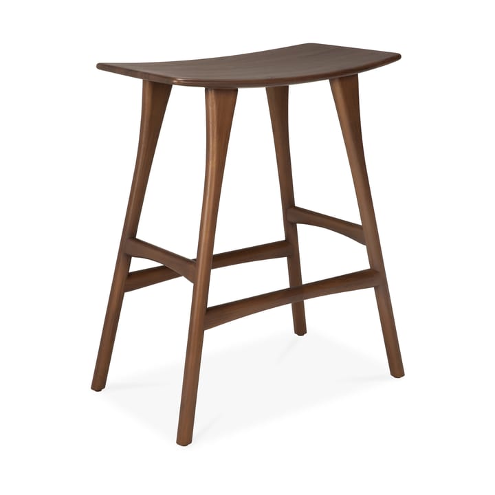 Osso Counter hög pall 67 cm, Lackad teak brown Ethnicraft