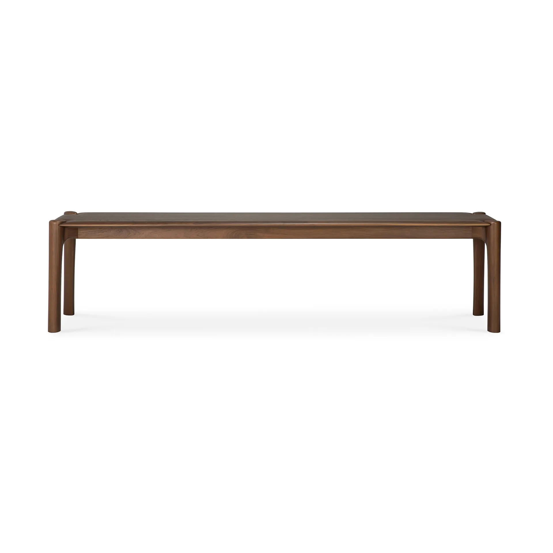 PI bänk 186x35 cm, Lackad teak brown Ethnicraft