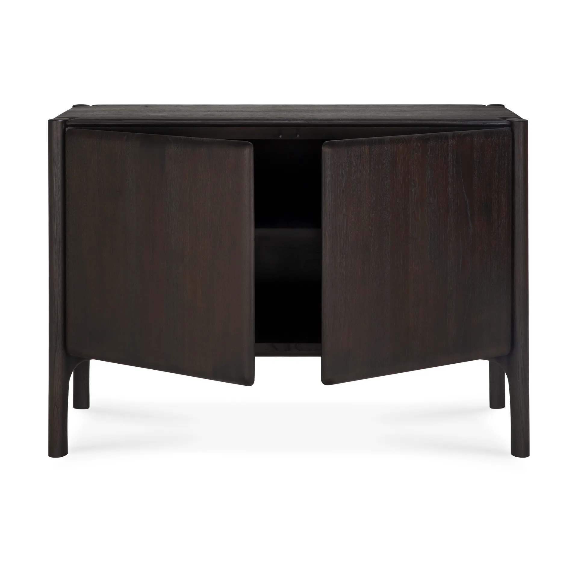 PI Sideboard, Teak dark brown, 2 dörrar Ethnicraft