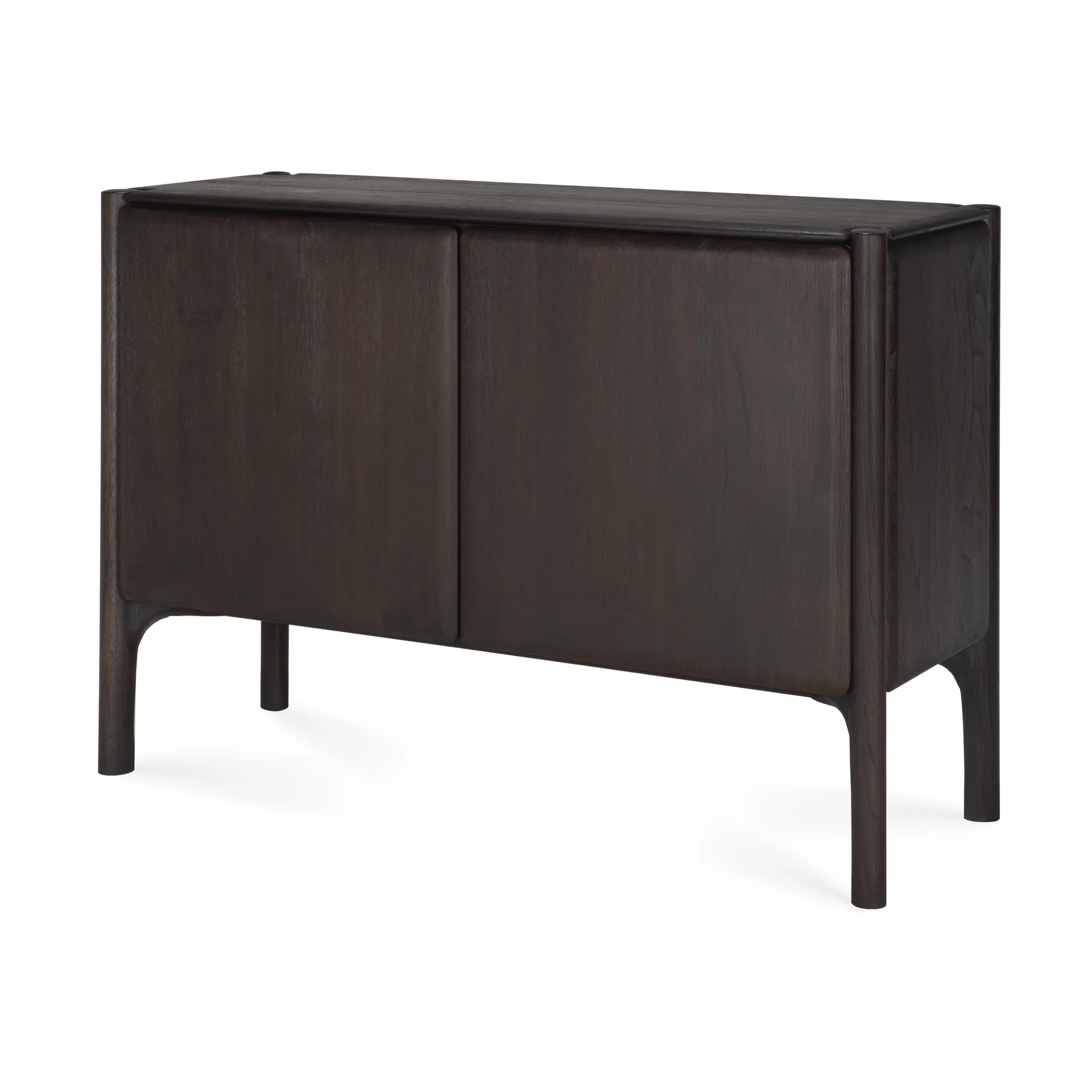 PI Sideboard, Teak dark brown, 2 dörrar Ethnicraft