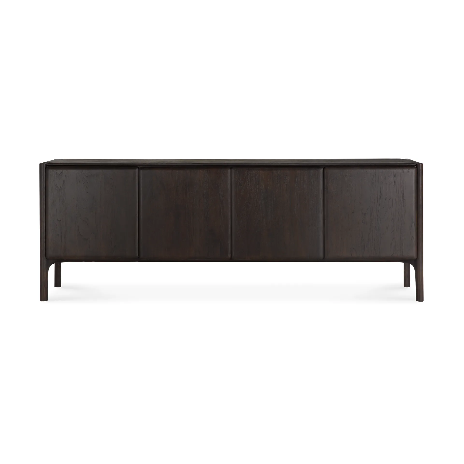 PI Sideboard, Teak dark brown, 4 dörrar Ethnicraft
