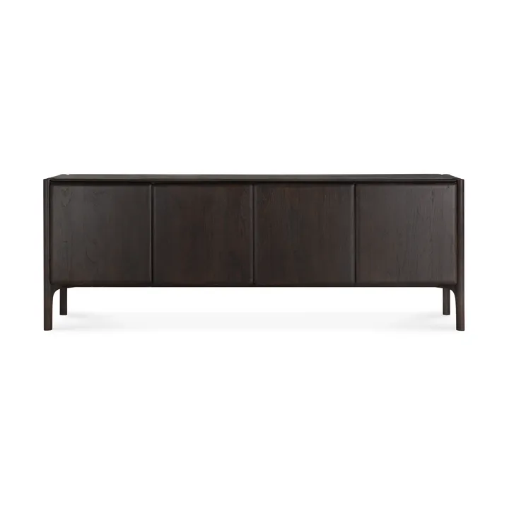 PI Sideboard - Teak dark brown, 4 dörrar - Ethnicraft