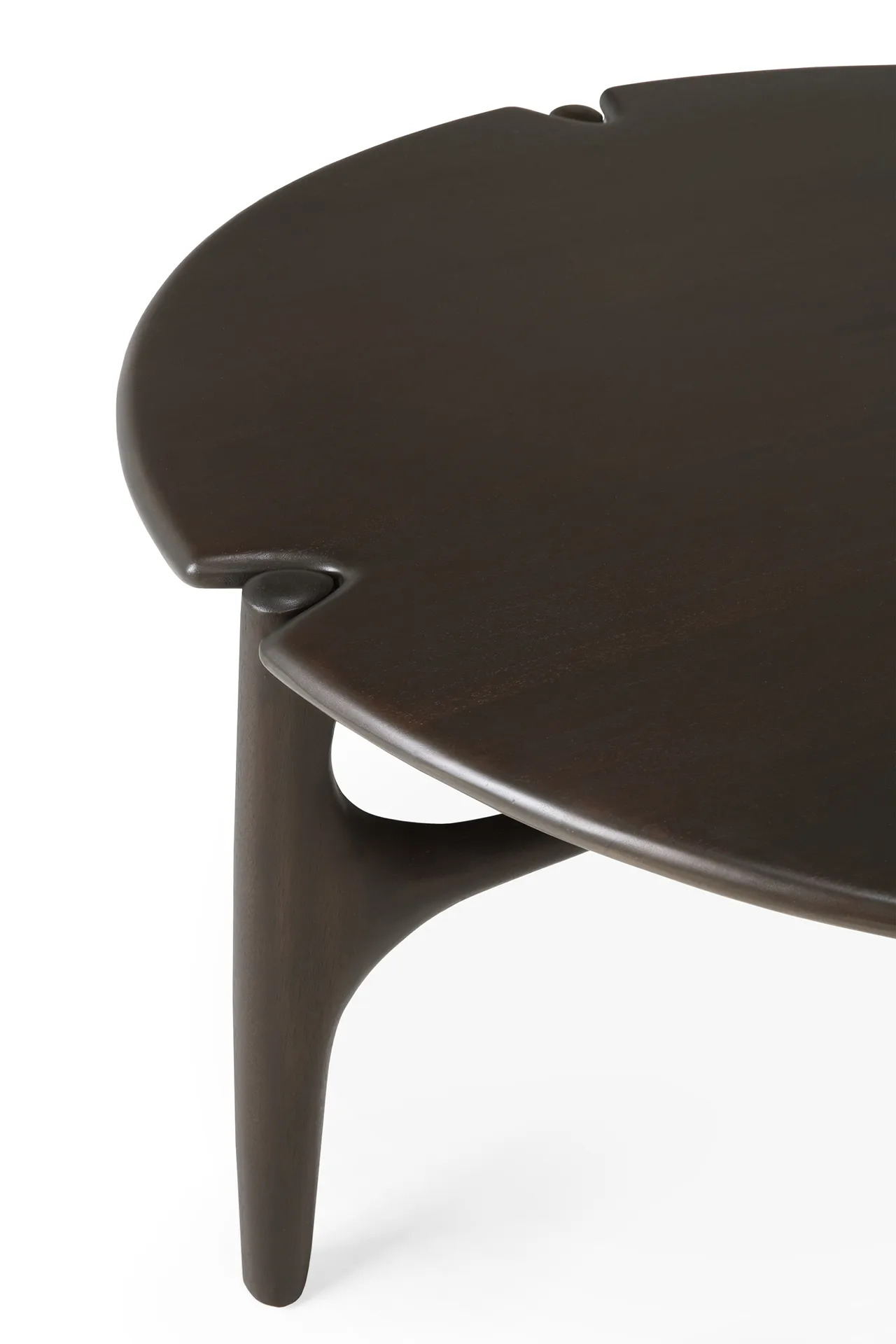 PI Soffbord Ø80 cm, Lackad mahogny Ethnicraft