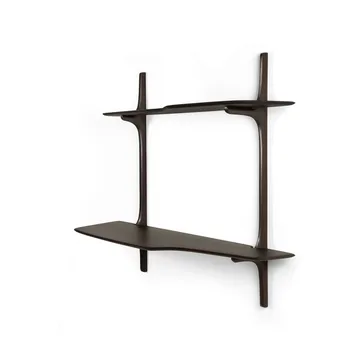 PI väggmonterat skrivbord - Dark brown mahogny, 140x48 cm - Ethnicraft