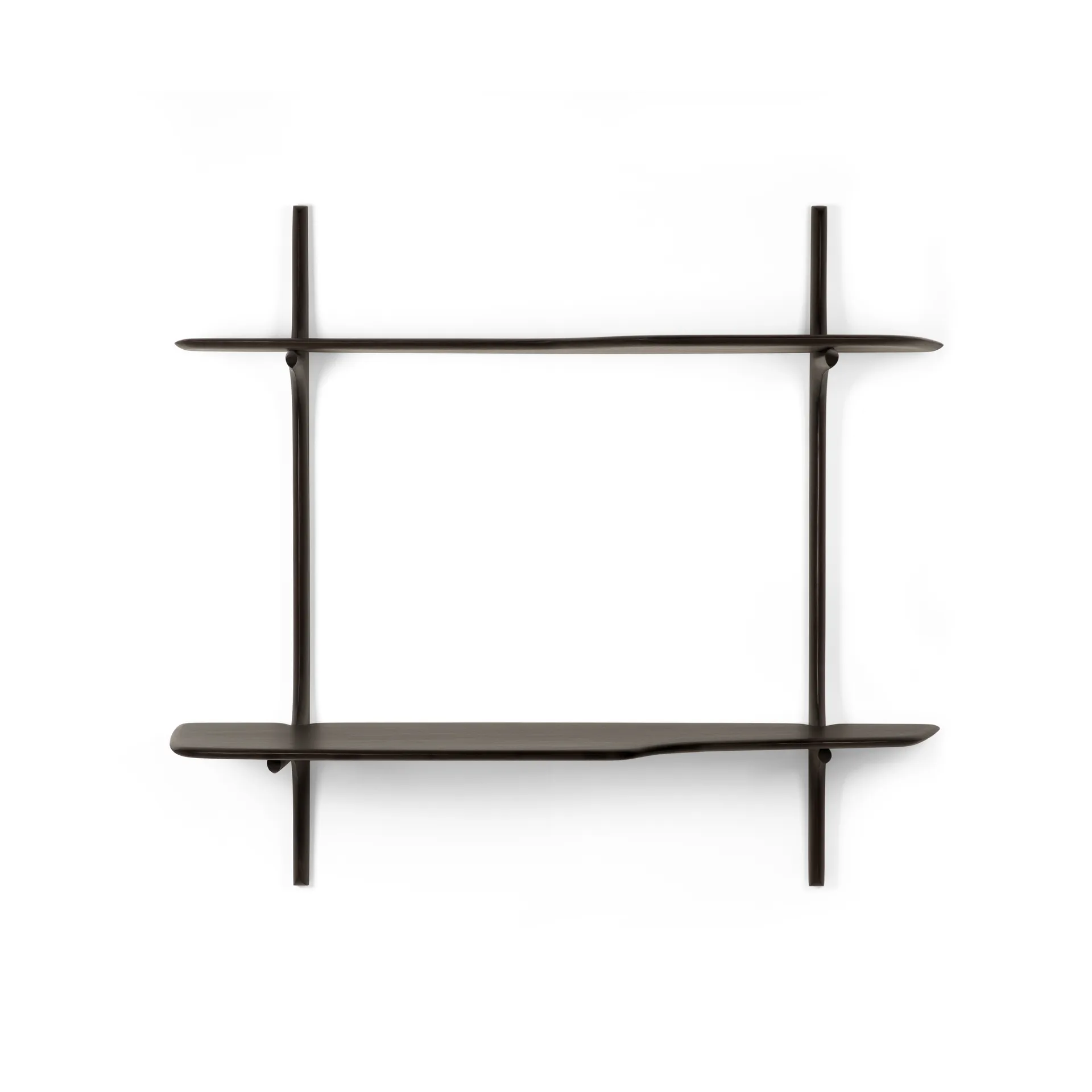 PI väggmonterat skrivbord, Dark brown mahogny, 140x48 cm Ethnicraft