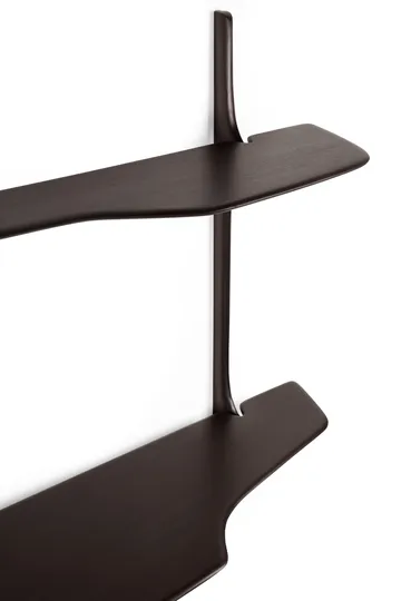 PI väggmonterat skrivbord - Dark brown mahogny, 140x48 cm - Ethnicraft