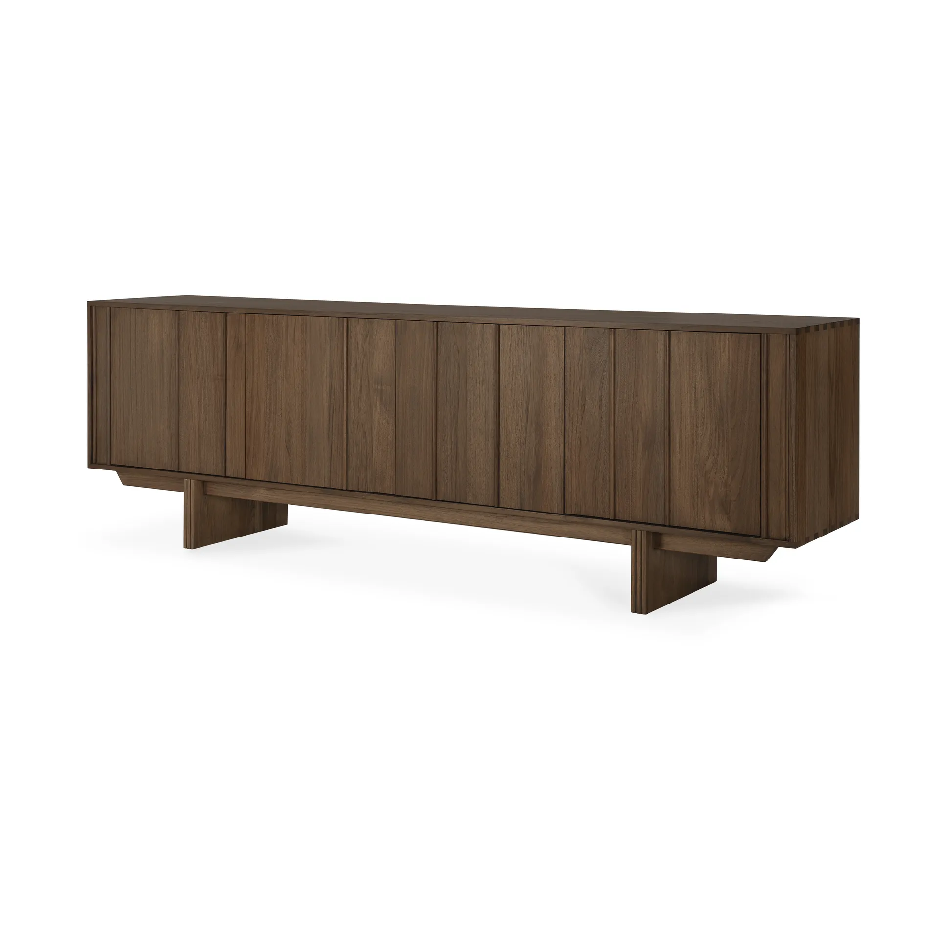 Pillar sideboard, Wild brown teak, 220 cm Ethnicraft