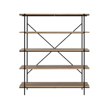 Rise hylla - Oak wax oil-Black metal 165 cm - Ethnicraft