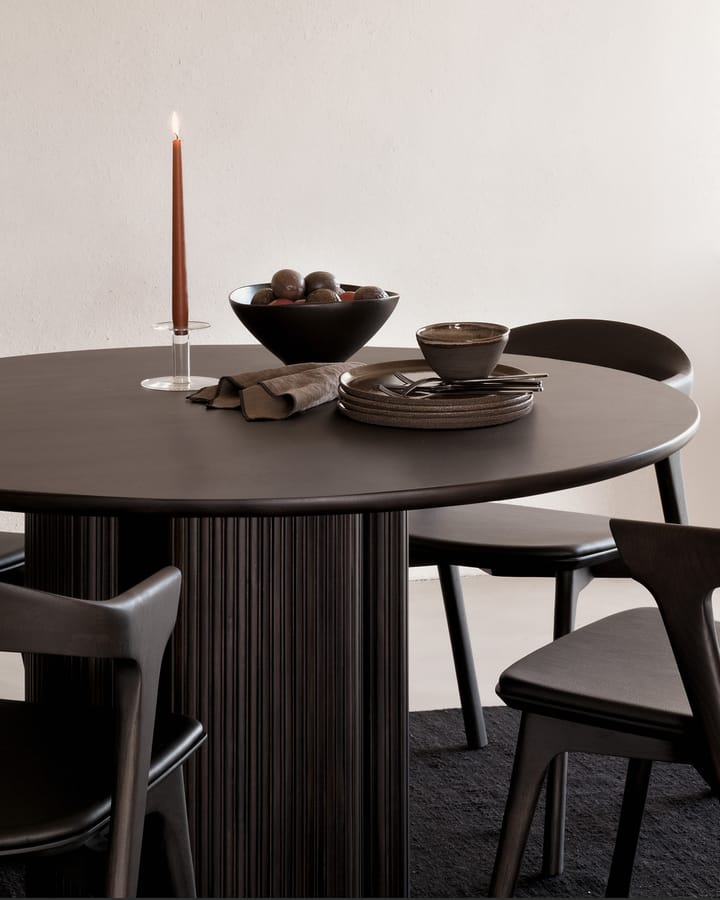 Roller Max matbord Ø150 cm - Mörkbrunbetsad mahogny - Ethnicraft