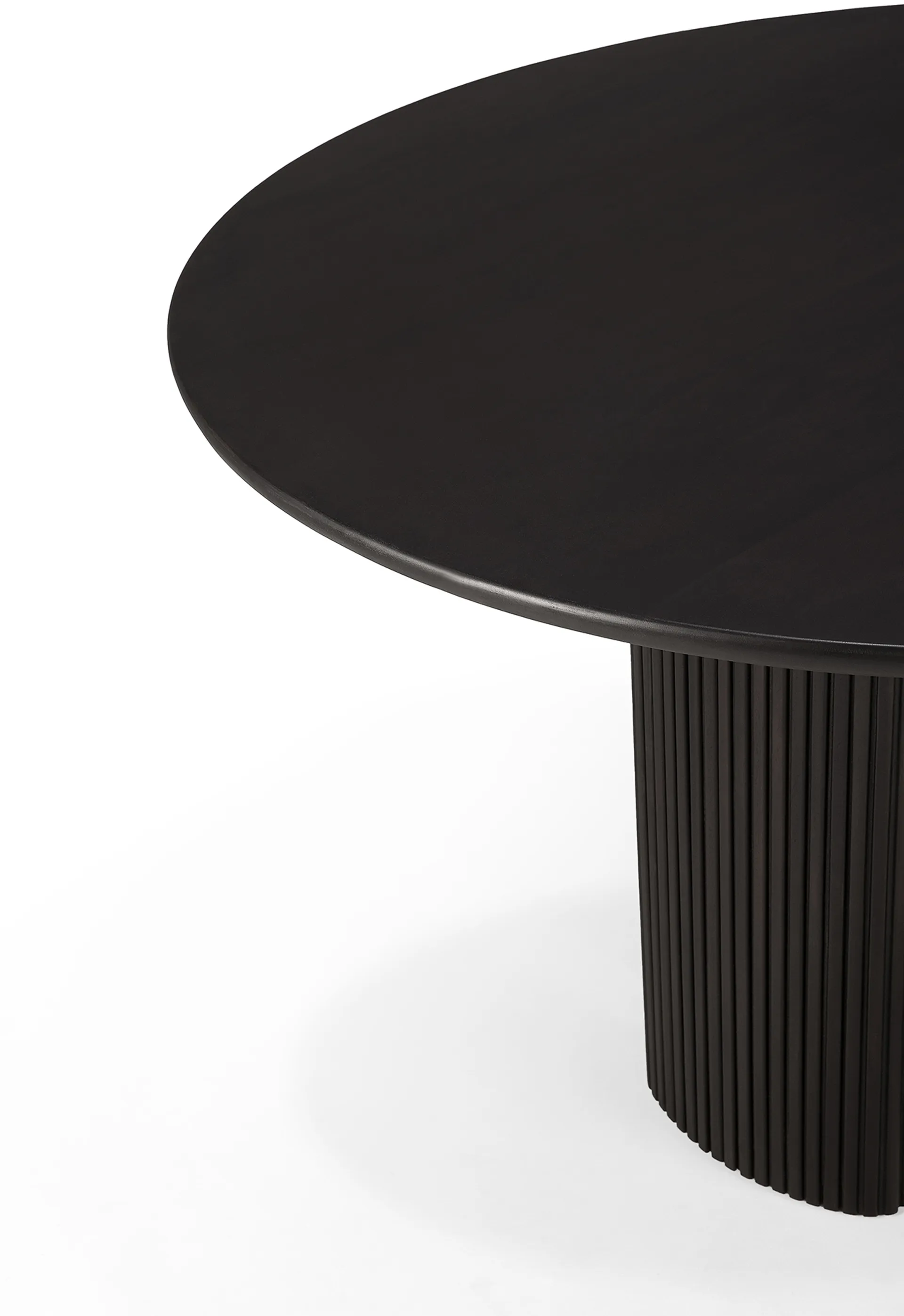 Roller Max matbord, Mörkbrunbetsad mahogny, Ø150 cm Ethnicraft