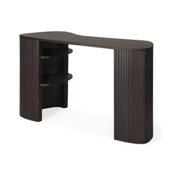 Roller Max skrivbord - Dark brown mahogny - Ethnicraft
