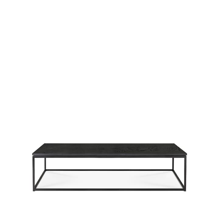 Thin soffbord 120x70 cm, Svart ek-Metall 120x70 cm Ethnicraft