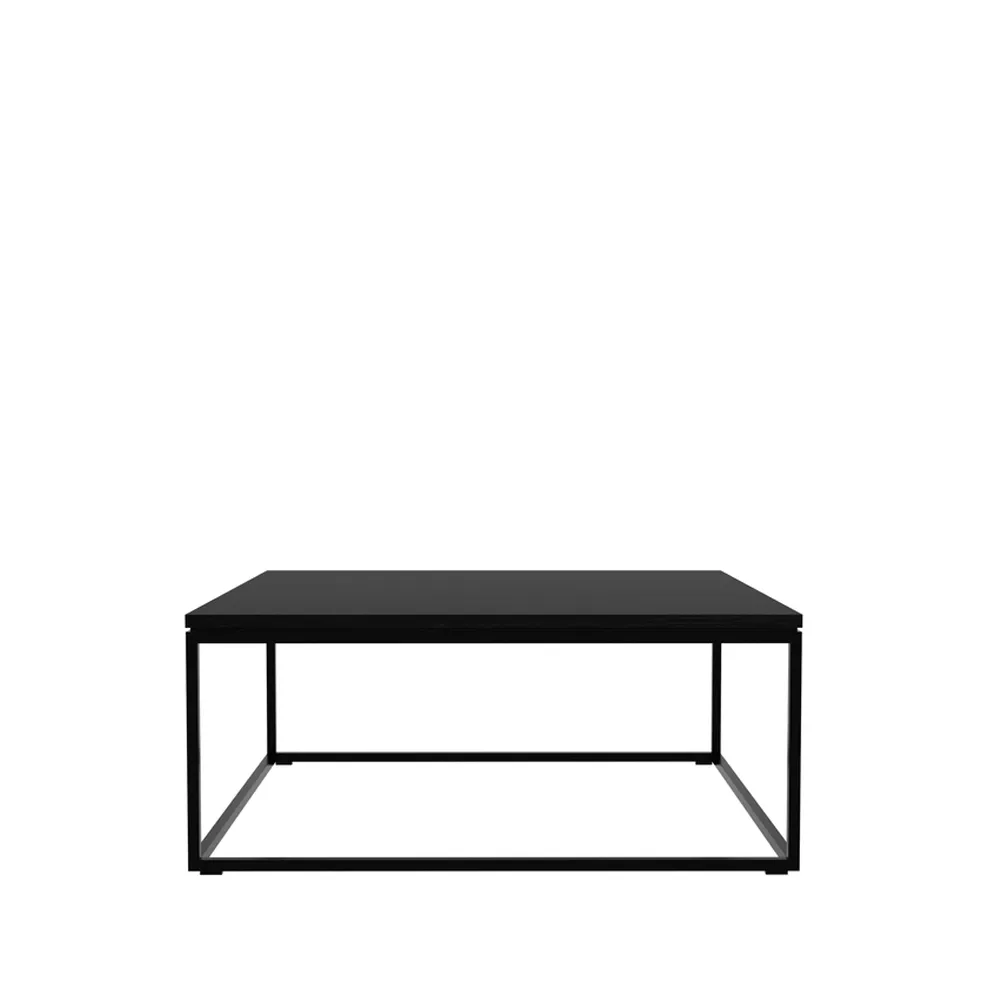 Ethnicraft Thin soffbord 70x70 cm Svart ek-Metall