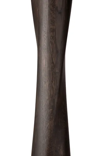 Torsion matbord - Brunlackerad ek, Ø90 cm - Ethnicraft