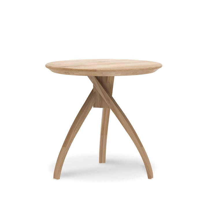 Twist sidobord - Oak-Wax oil medium ø46 cm - Ethnicraft