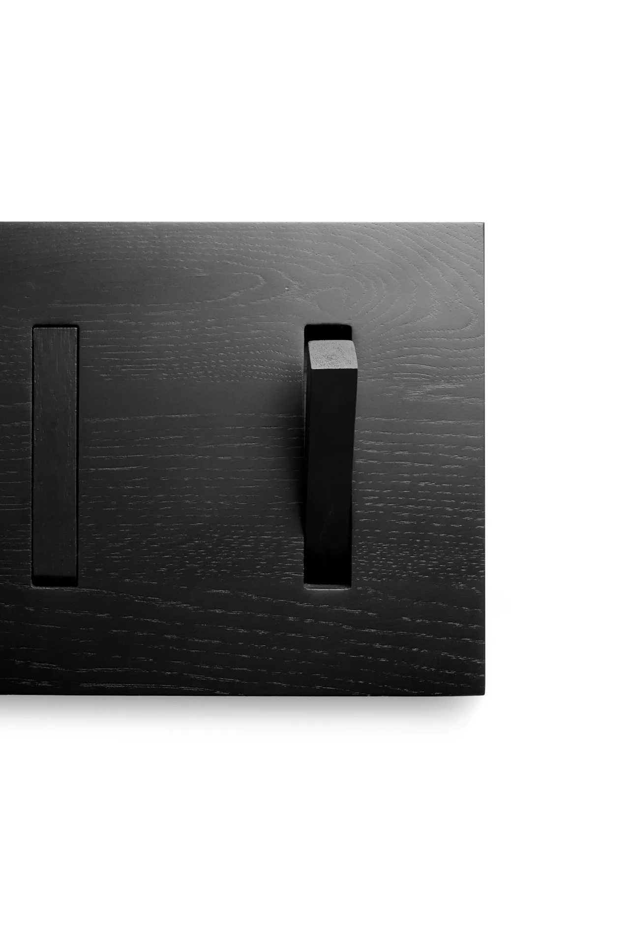 Utilitile wall hanger klädhängare, Lackad ek-black-large Ethnicraft