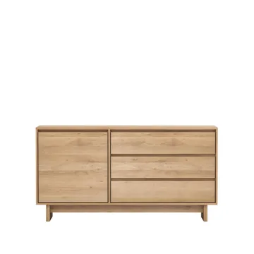 Wave sideboard - Vaxoljad ek 1 dörr 3 lådor - Ethnicraft
