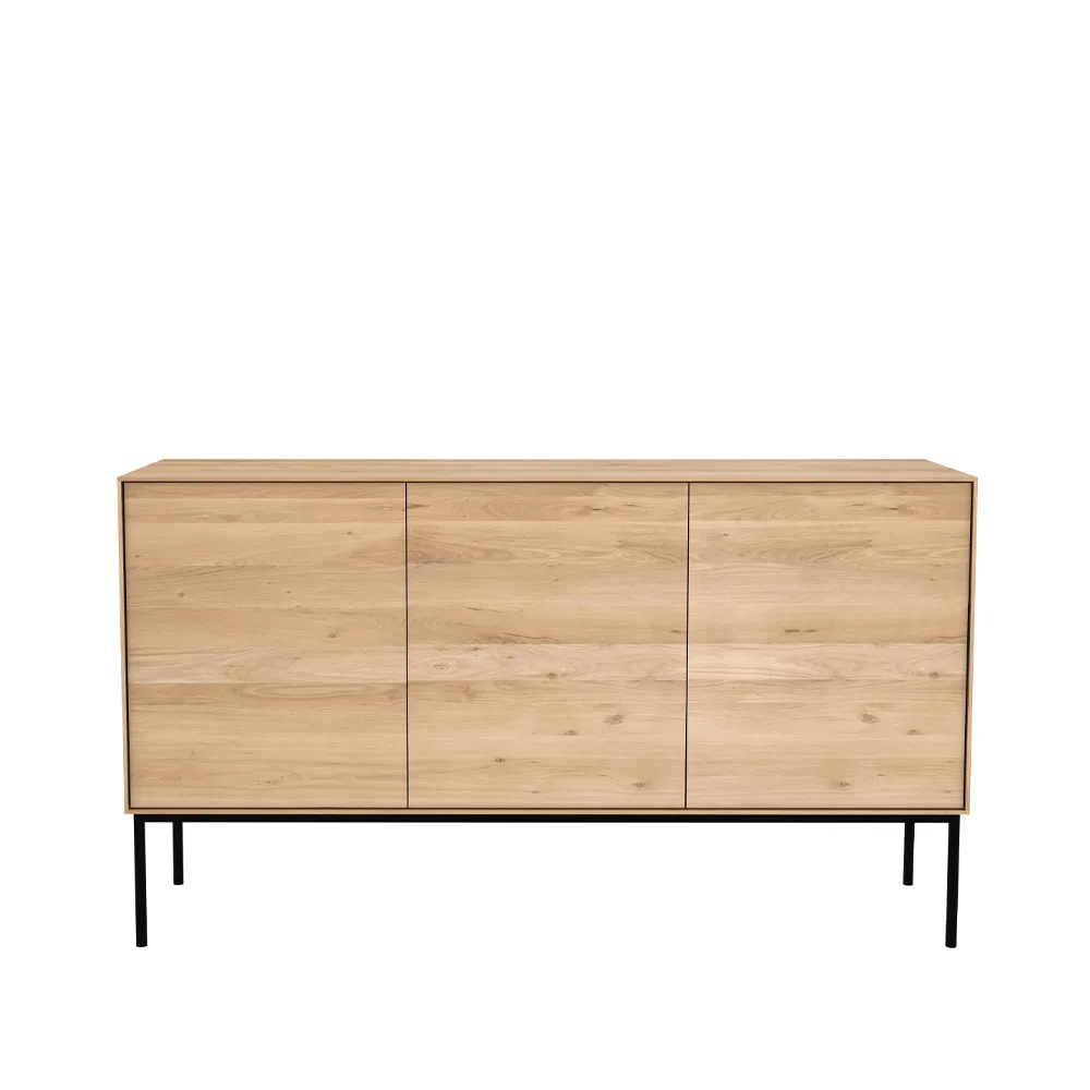 Whitebird sideboard, Ek-Metall 3 dörrar Ethnicraft