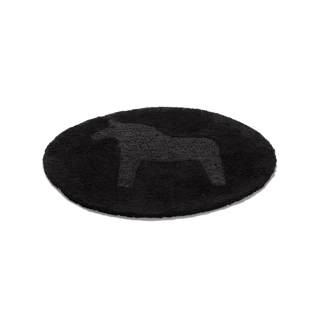 Etol Design Dala matta 55 cm svart | Skandinavisk Design | Bomulls- & Trasmattor | Svart