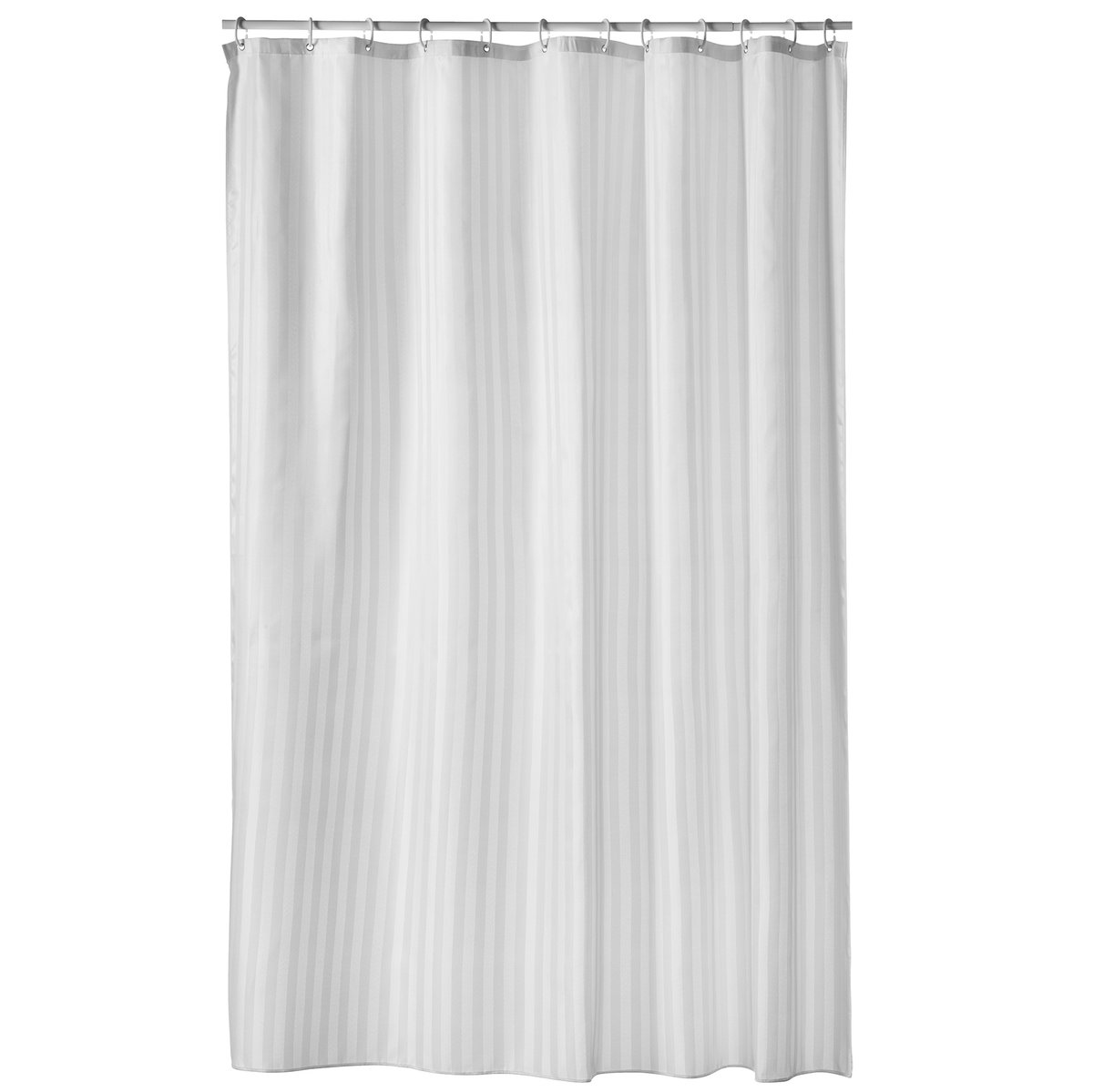 Etol Design Jacquard duschdraperi vit 180x200 cm | Skandinavisk Design | Duschdraperier | Vit