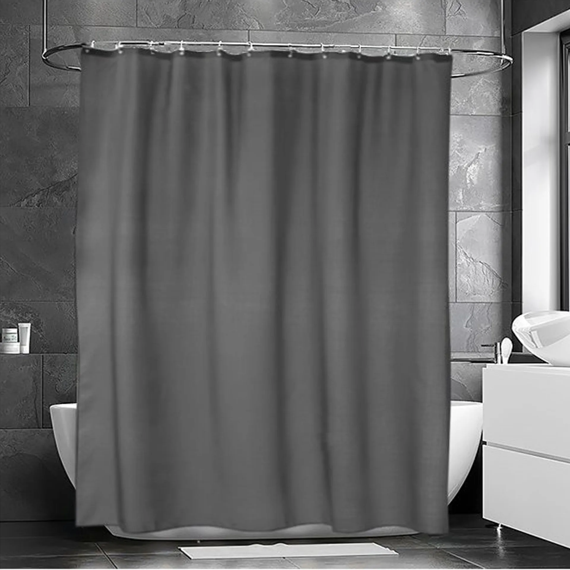 Match Duschdraperi 200x240 cm, extra hög (grafit) Etol Design