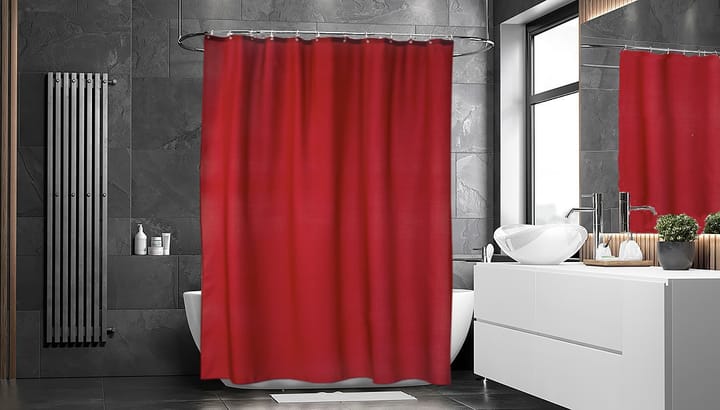 Match Duschdraperi 200x240 cm, extra hög (röd) Etol Design