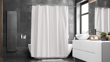 Match duschdraperi 200x240 cm (extra högt) - vit - Etol Design
