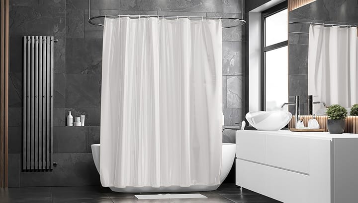 Match duschdraperi 200x240 cm (extra högt), vit Etol Design