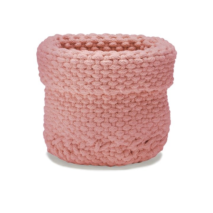 Rope förvaringskorg - Dusty pink - Etol Design