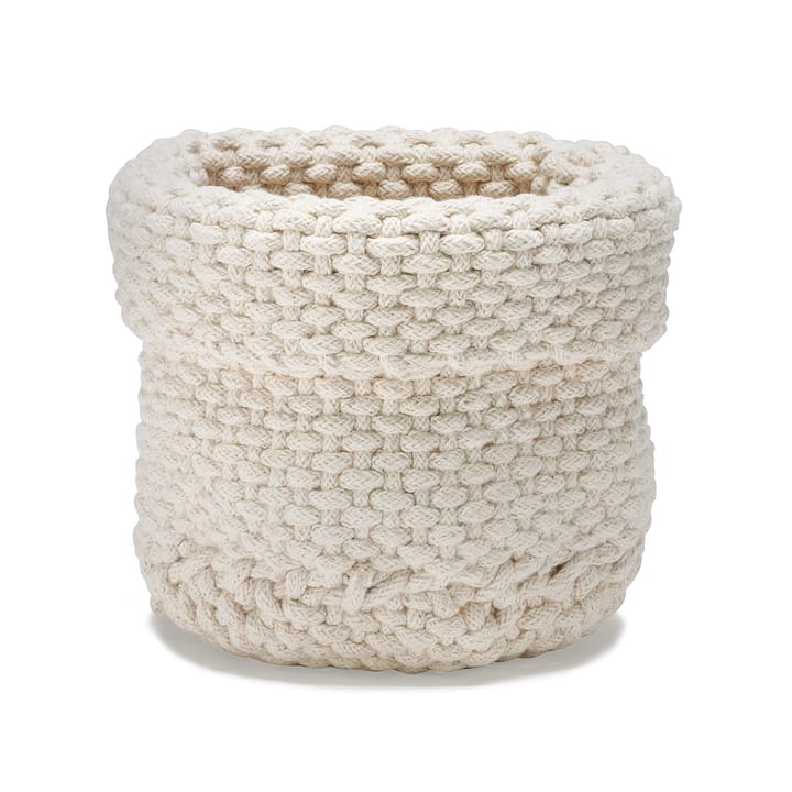 Rope förvaringskorg - naturvit - ETOL Design