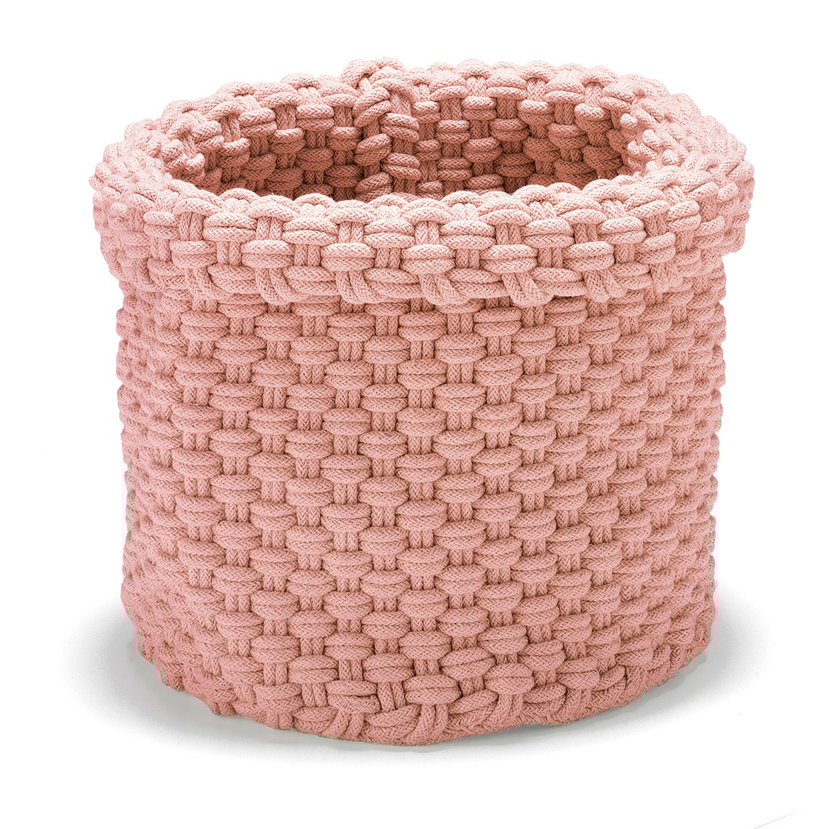 Etol Design Rope förvaringskorg stor Dusty pink | Skandinavisk Design | Förvaringskorgar | Rosa