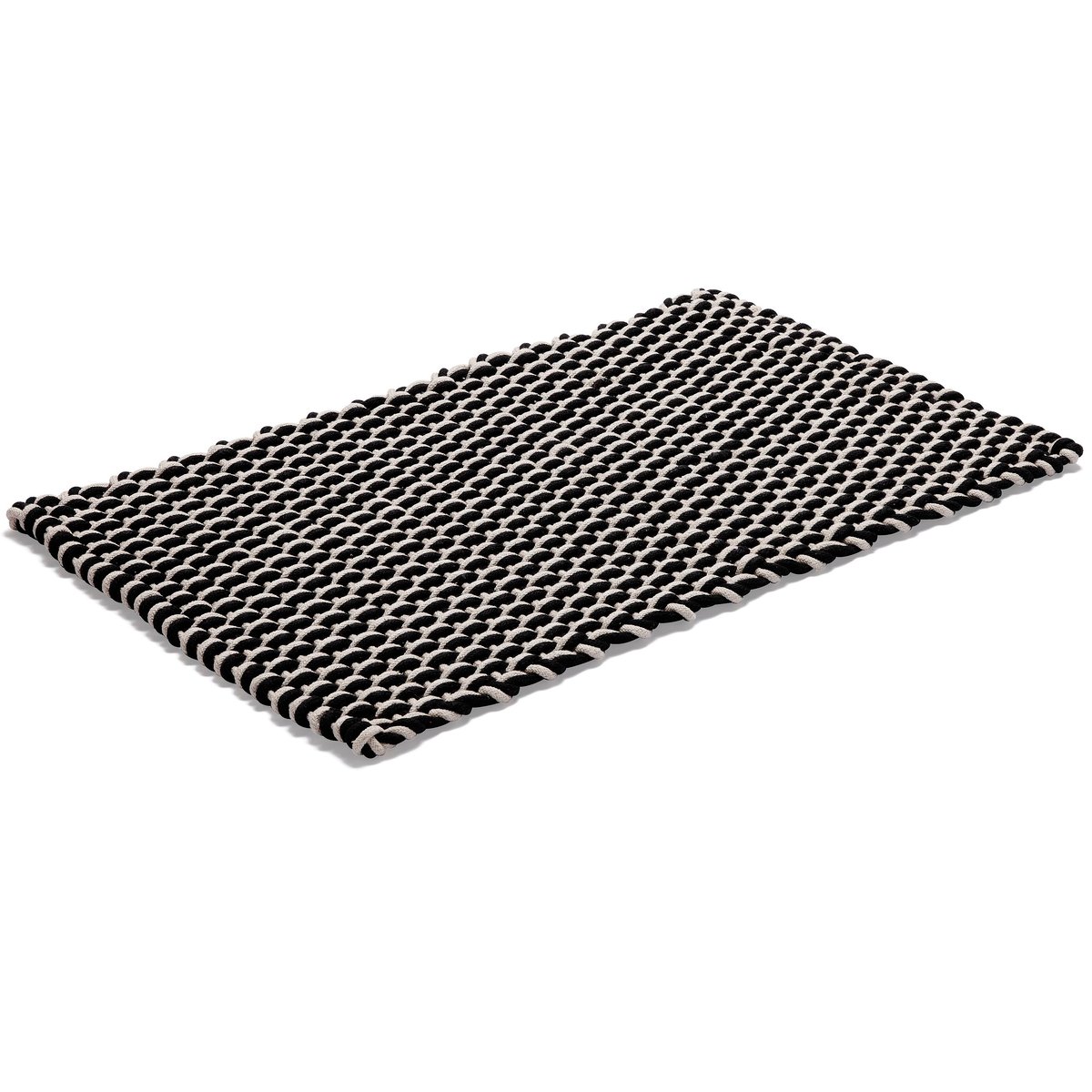 Etol Design Rope matta svart 50 x 80 cm | Skandinavisk Design | Badrumsmattor | Svart