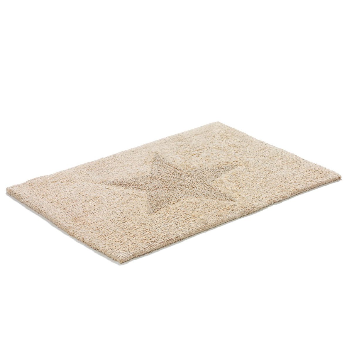 Etol Design Star matta liten natur | Skandinavisk Design | Badrumsmattor | Beige