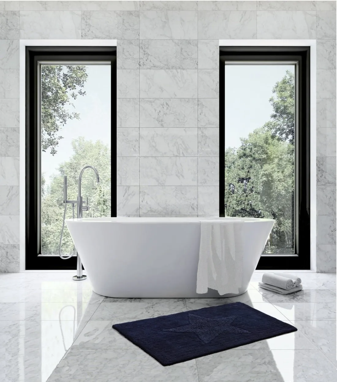 Star matta liten, navy Etol Design