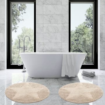 Star matta rund - natur - Etol Design