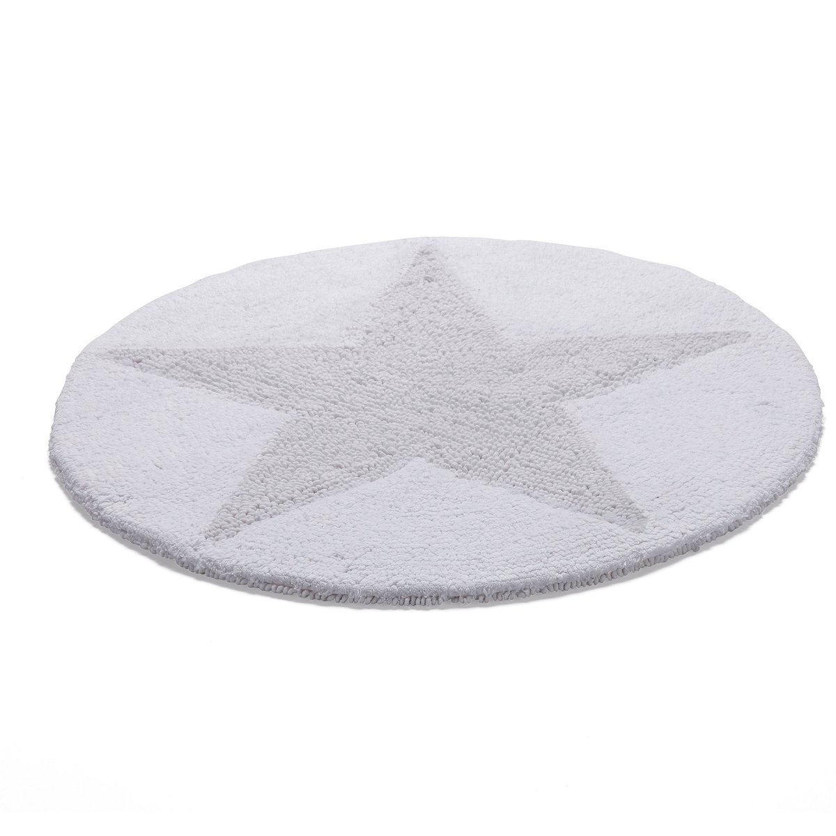 Etol Design Star matta rund vit | Skandinavisk Design | Runda mattor | Vit