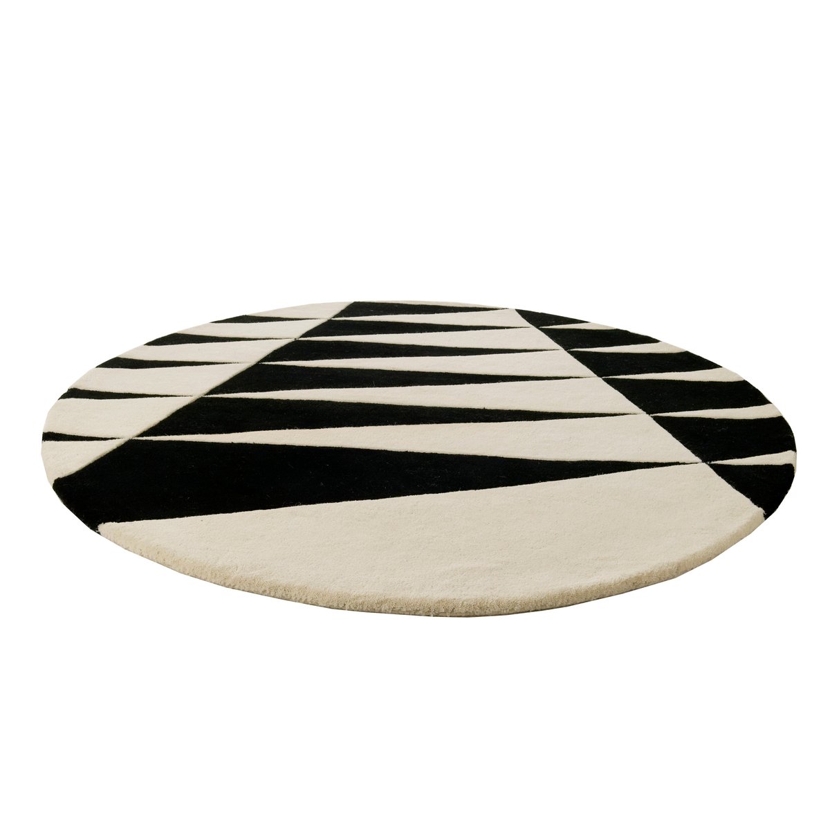 Etol Design Stockholm rund matta rund 140 cm | Skandinavisk Design | Runda mattor | Svart