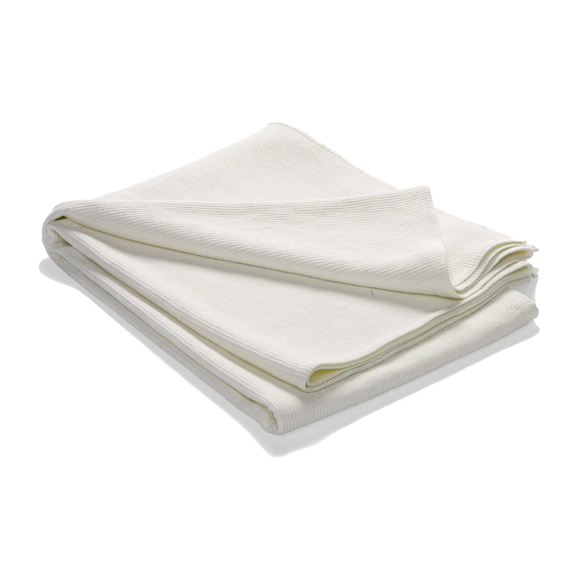 Stripe överkast stentvättat bomull 180x260, Offwhite Etol Design