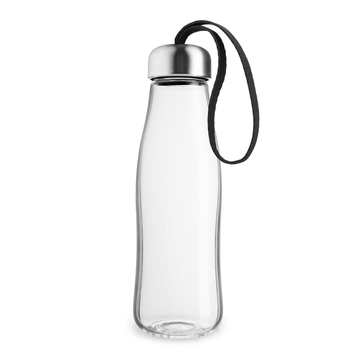 Eva Solo dricksflaska i glas 0,5 L - Black - Eva Solo