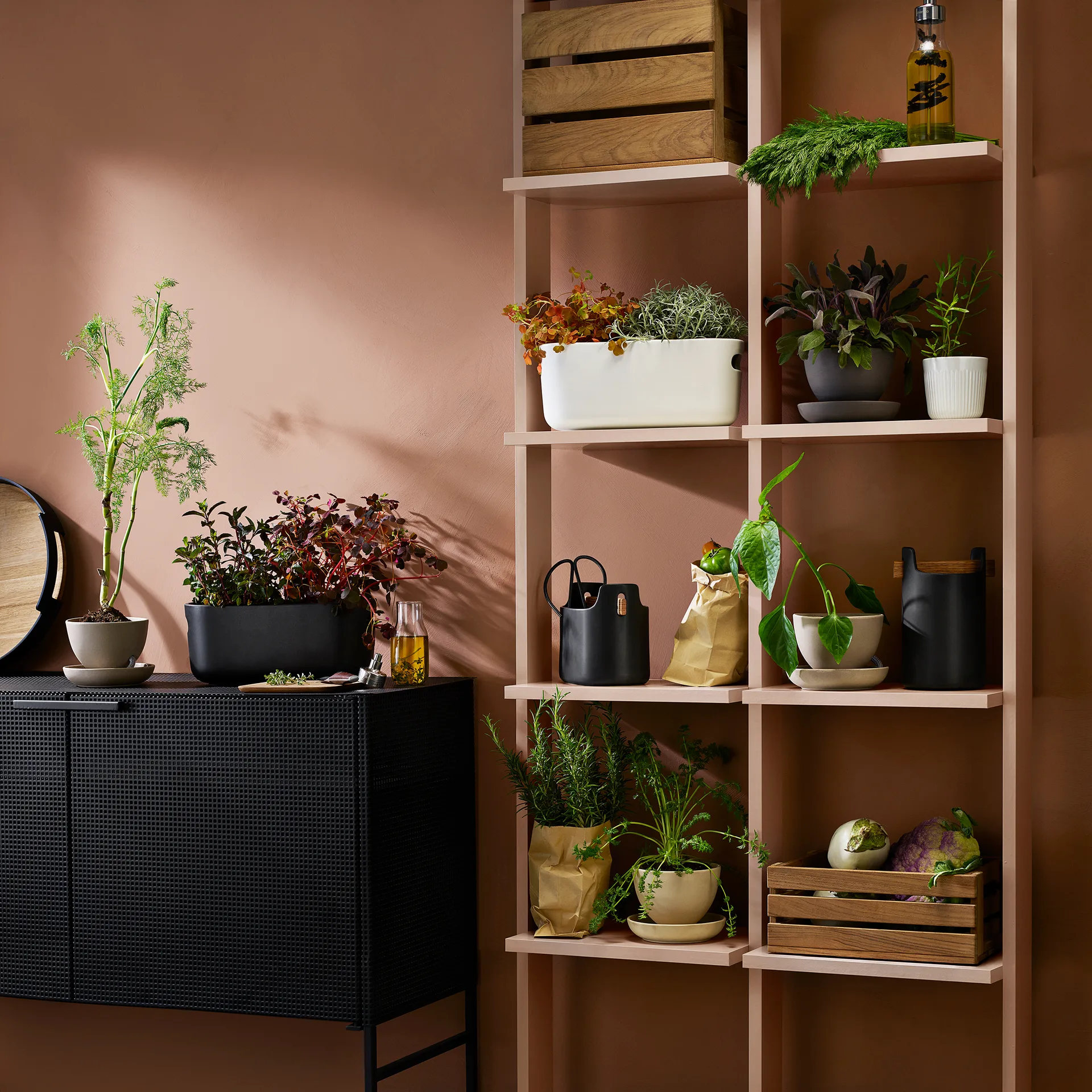 Eva Solo självvattnande herb organiser, Vit Eva Solo