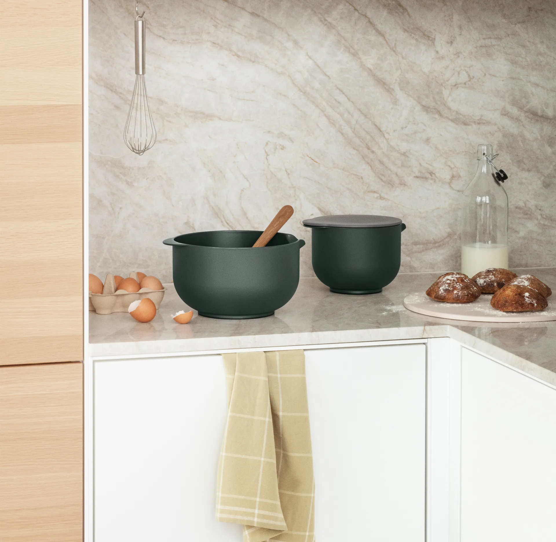 Eva Trio blandskål, Emerald green, 3 delar Eva Solo