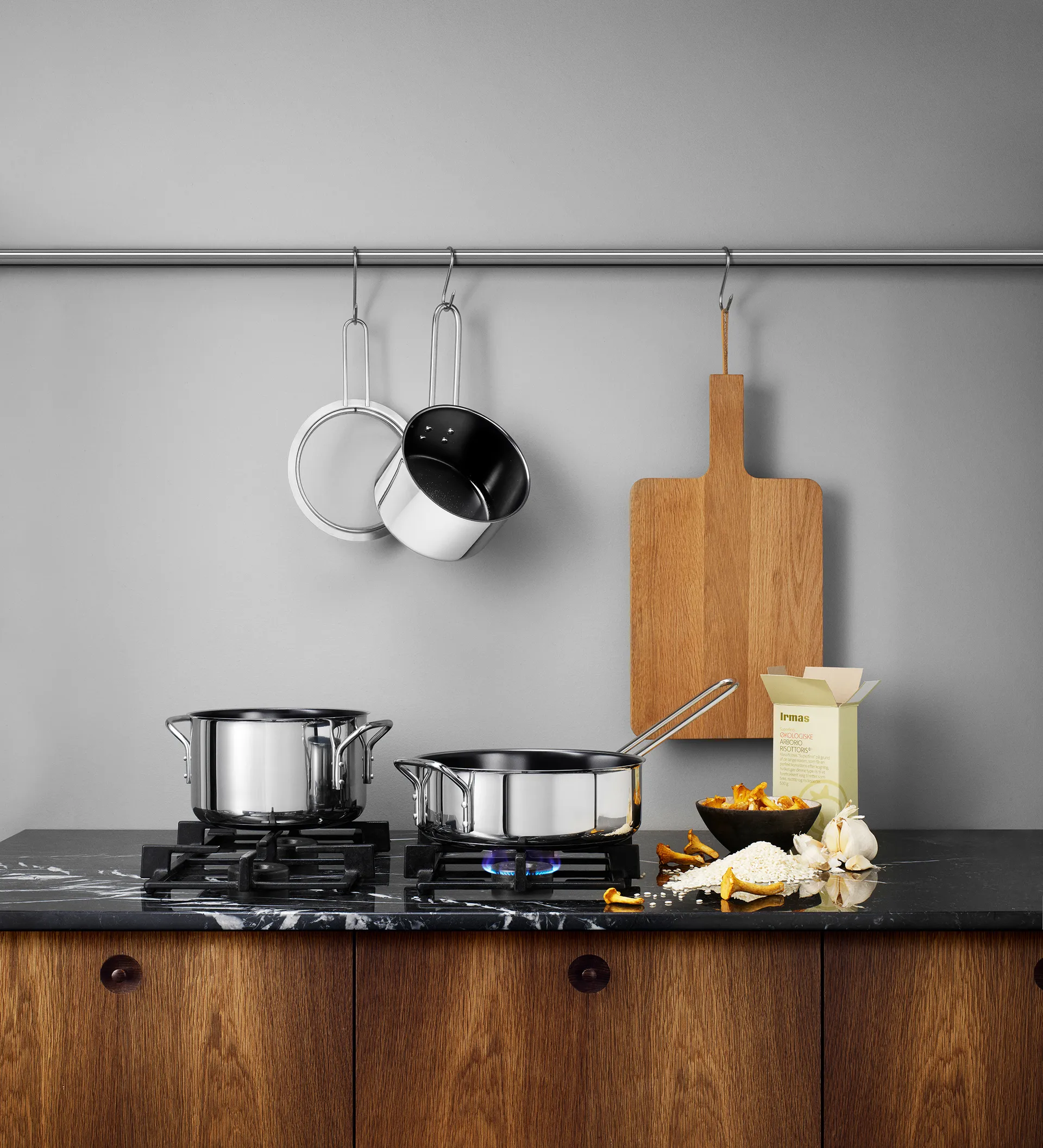 Eva Trio Stainless Steel Slip-Let keramisk traktörpanna, 24 cm Eva Solo