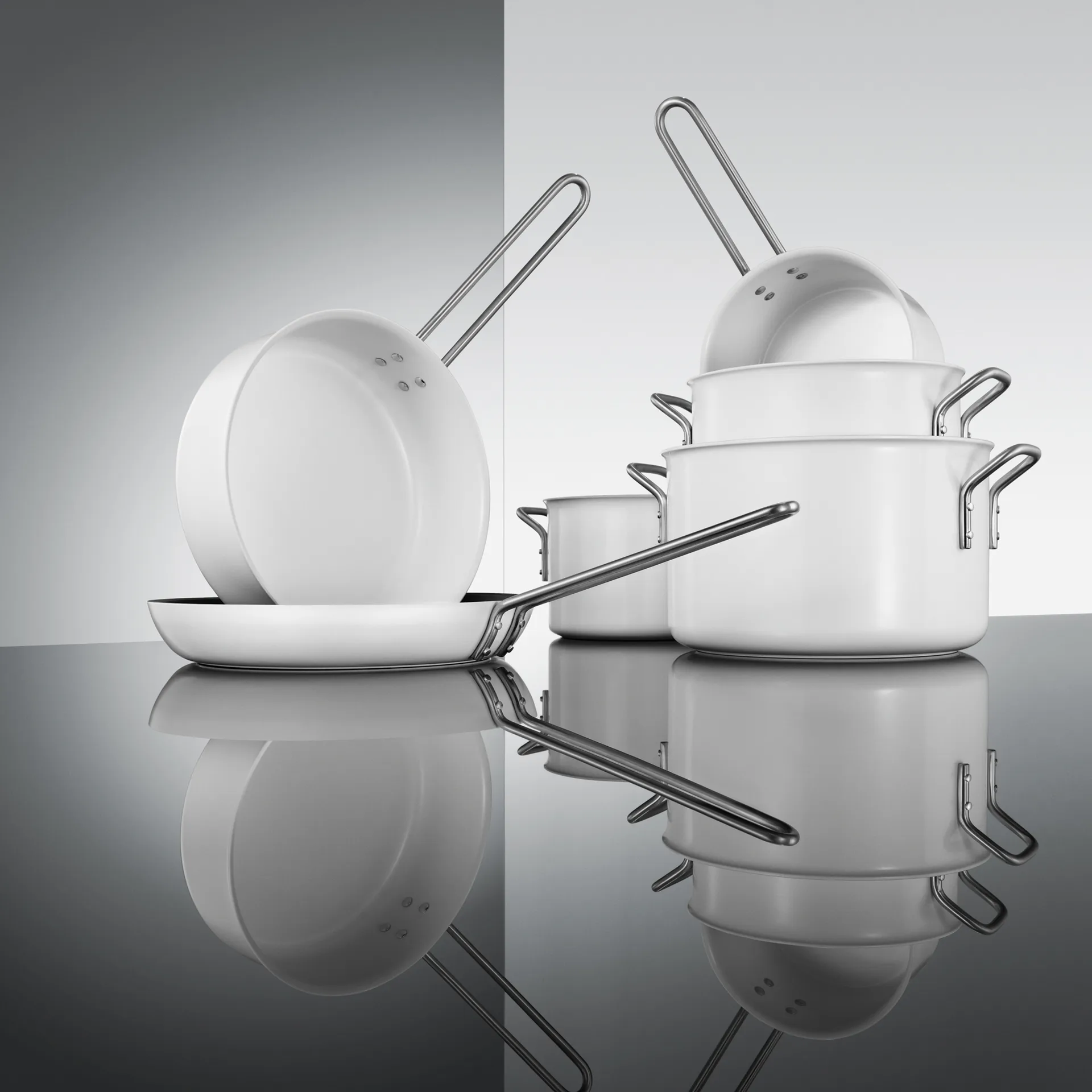 Eva Trio White Line stekpanna, 28 cm Eva Solo