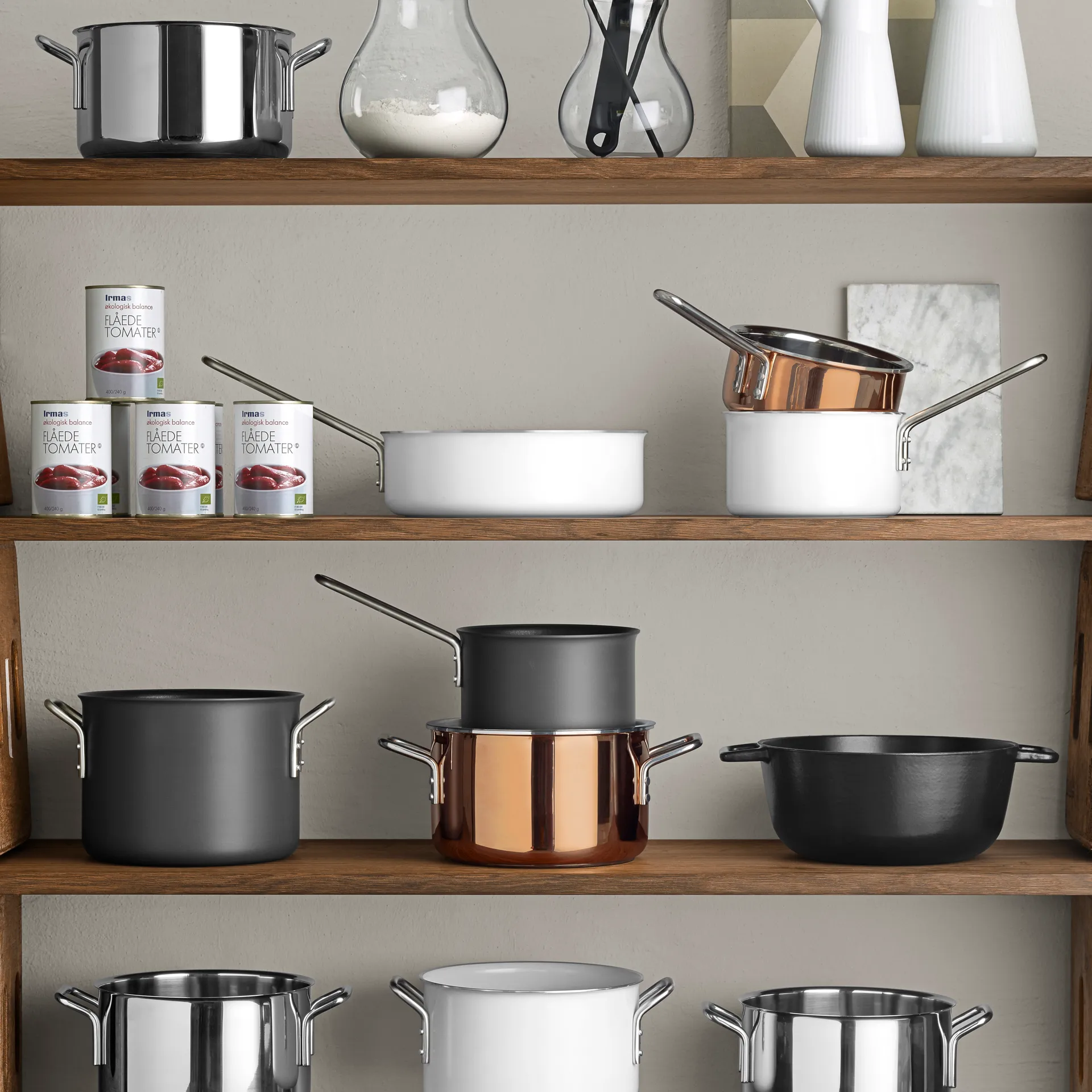 Eva Trio White Line traktörpanna, 24 cm Eva Solo