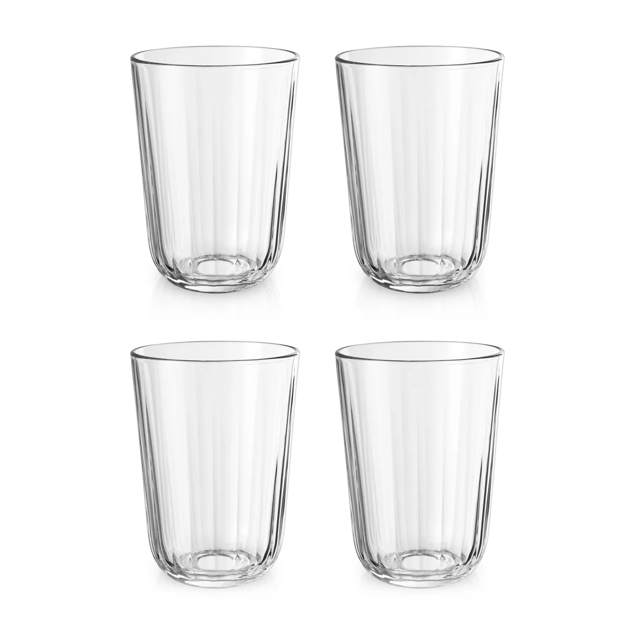 Eva Solo Facet dricksglas 34 cl 4-pack Klar | Skandinavisk Design | Dricksglas | Transparent